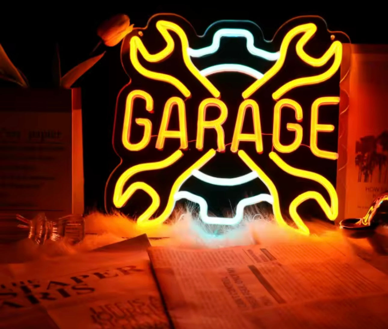 garage sign