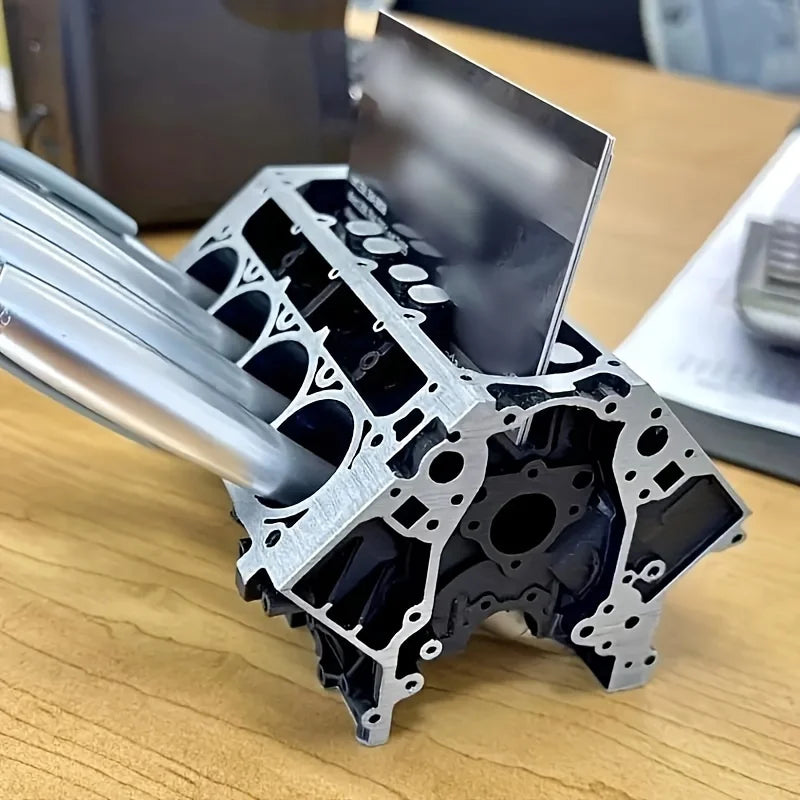 engine block pen holder