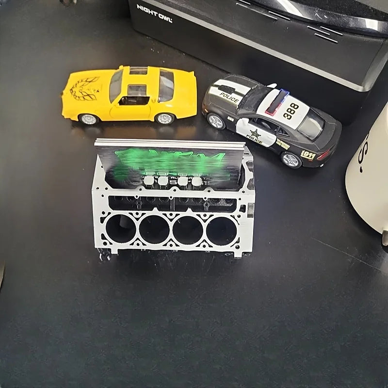 engine block pen holder