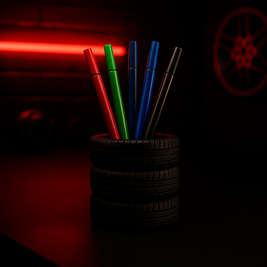 Tire Shaped Pen Holder