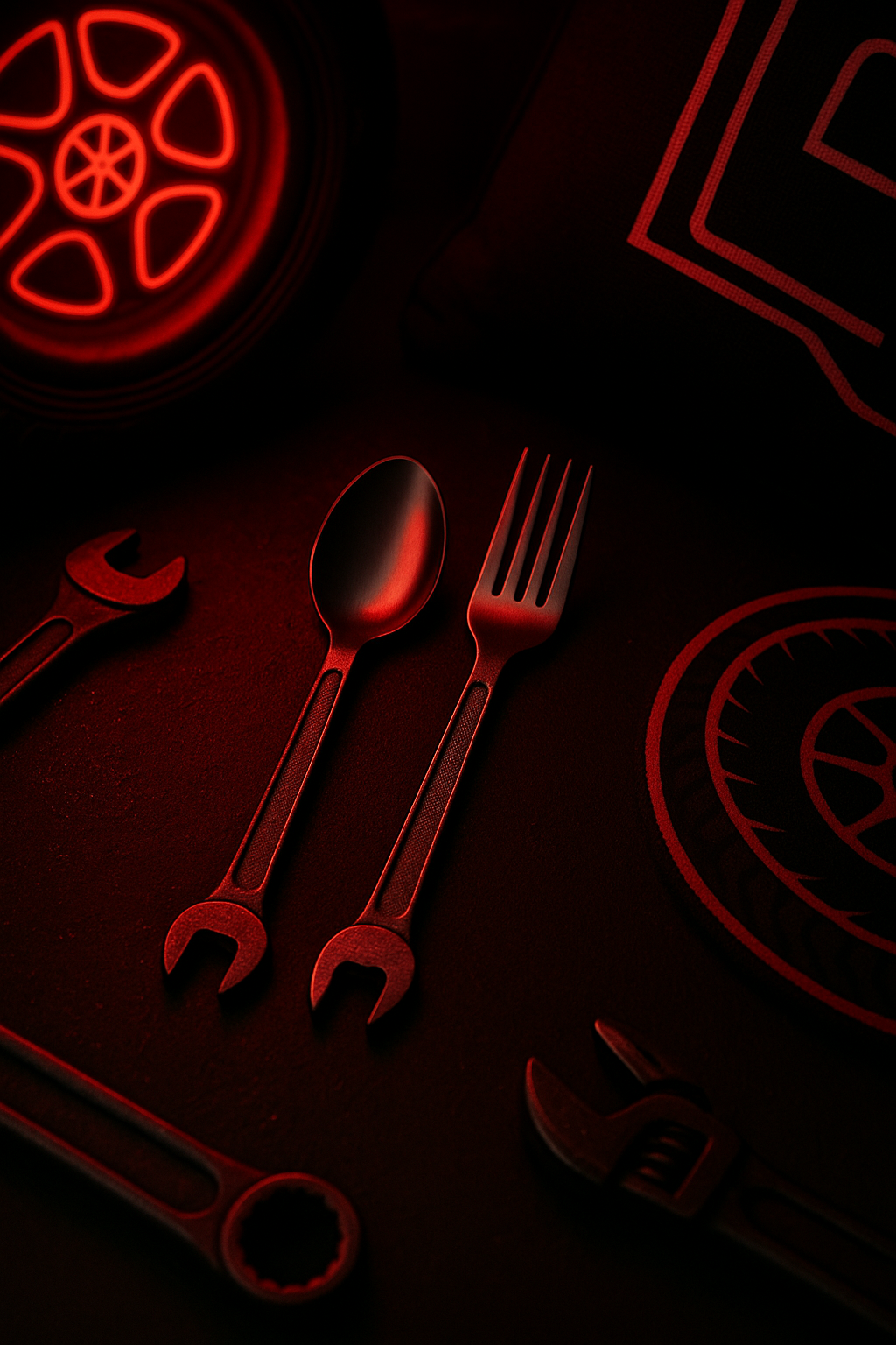 Wrench spoon and fork