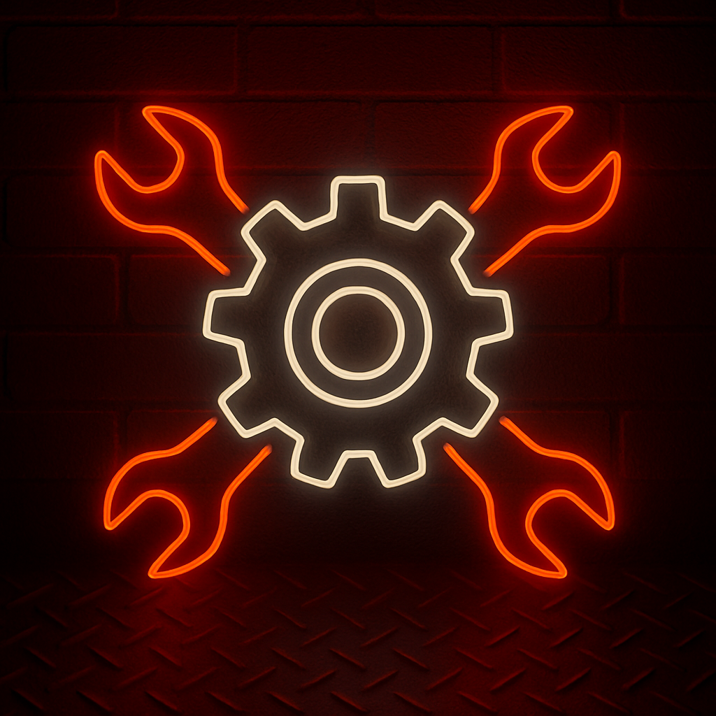 garage sign