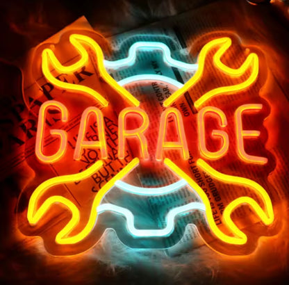 garage sign