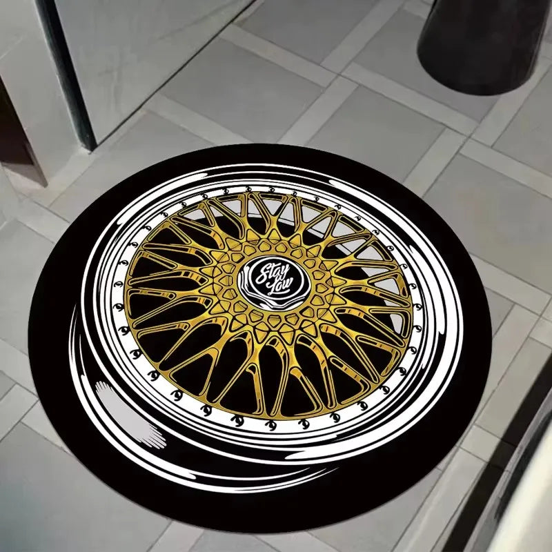 wheel rug