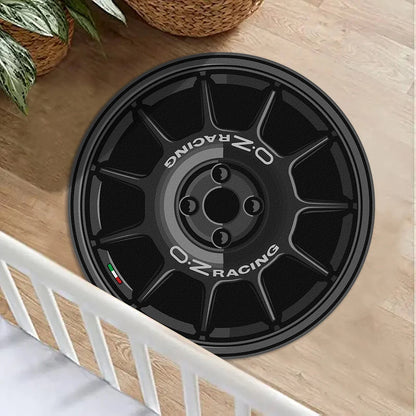 Oz racing / ferrari wheel rug